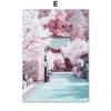 Mount Fuji Pink Sakura Japanese Landscape Wall Art Canvas Painting Nordic Posters And Prints Wall Pictures For Living Room Decor