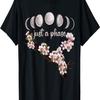 Just A Phase Japan Sakura Cherry Blossom Phases Of The Moon T-Shirt