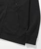 Xox 2-Way Semi-Overfit Sweat Zip-Up Hoodie [Black]