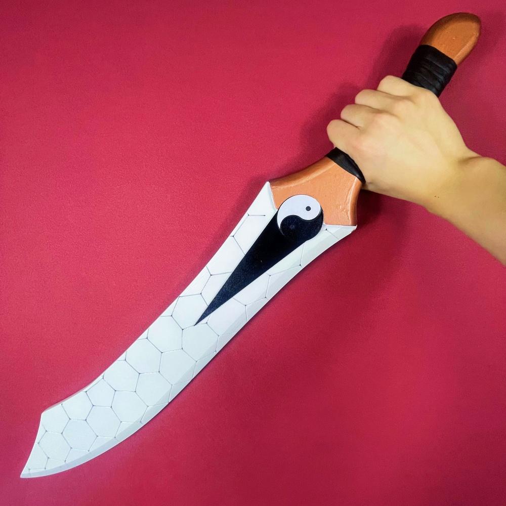 

30inch Archer Katana Fate/stay Night Real Dimension Japanese Katana Animation Excalibur Sword Costume Play Prop Samurai Sabre Ninja Knife Plaything 30inch-78cm белый