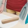 Hardwood Tailors Clapper for Ironing Quilting Professional Sewing Tool for Flattening Fabrics Point Pressing Wrinkle Elimination Beech Wood Presser