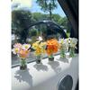 1pc Car Ornament Mini Vase Flower Interior Decoration Center Console Decoration