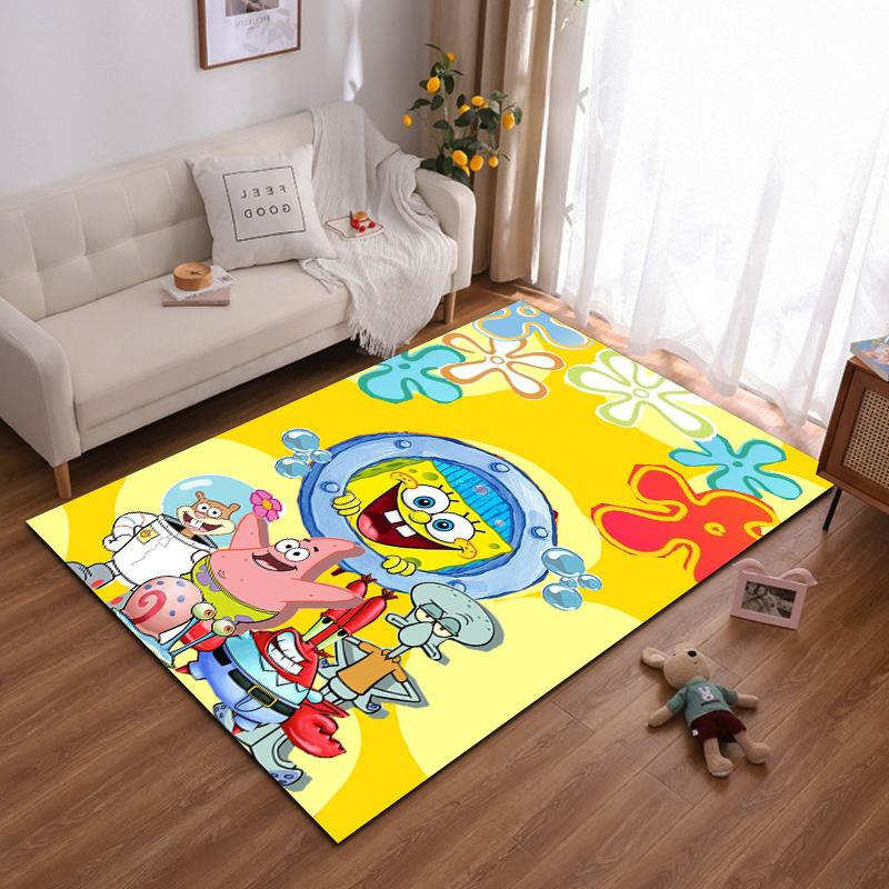 

Bright Cartoon Ocean Floor Rug Suitable for use as an anti-slip game mat for living room and bedroom sofas 40x60cm( 15x23in )