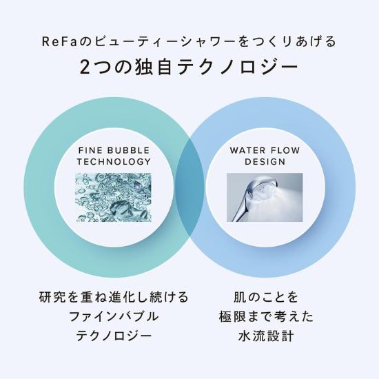 ReFa FINE BUBBLE FINE BUBBLE U White Shower Head with Shopper Nano Bubble Bath Supplies Bath New Model