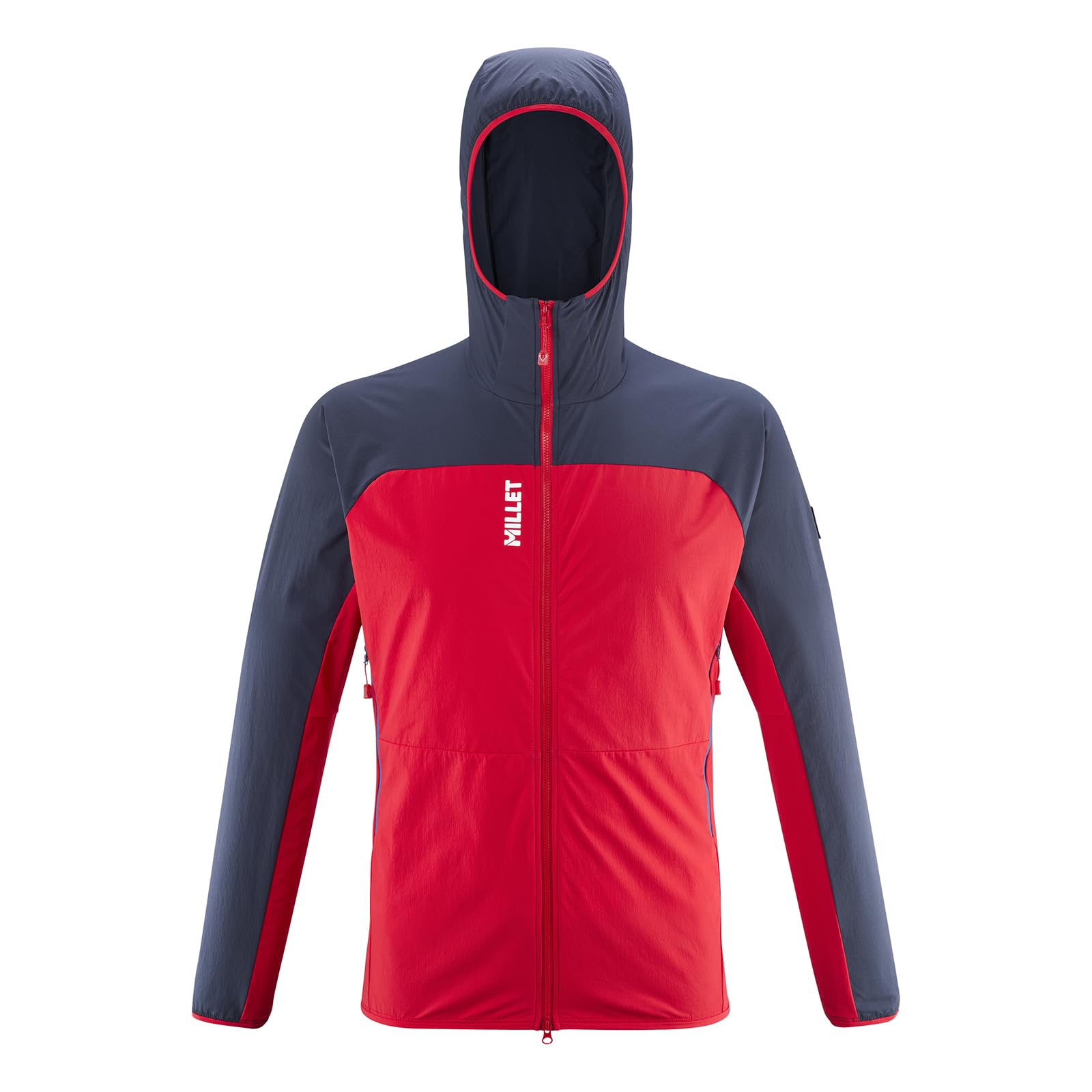 

Soft Shell TRILOGY ICON HOODIE M [Millet] Men s ROUGE/SAPHIR