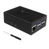 Custodia in Metallo per Raspberry Pi 5 con Ventola PWM e Dissipatore in Alluminio