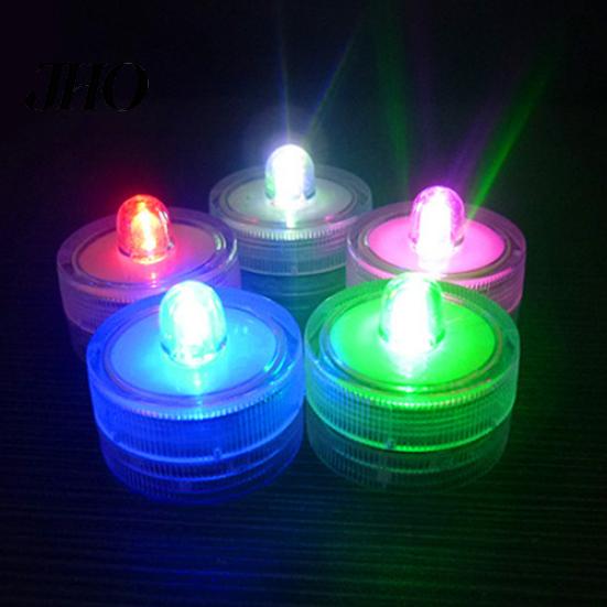 12Pcs Submersible Waterproof Wedding Tea Candle Lamp Battery Operated LED Lights