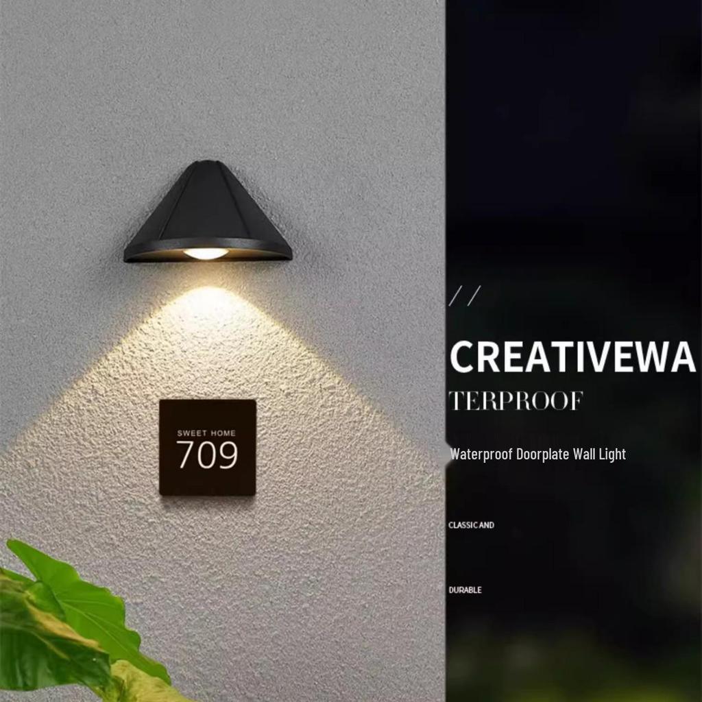 Waterproof LED Outdoor Wall Light for Modern Entrances