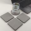 Quick Drying Diatomite Coaster Thickened Non-slip Heat Resistant Mat Dampproof Heat Resistant Water Absorbent Coaster Home Decor