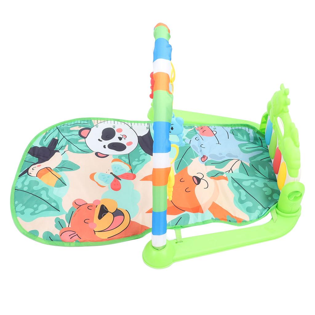 Baby Sparkematte med Piano 5 Spillemoduser Myk Pedagogisk Sammenleggbar Sensorisk Leke Sparkepiano Gym Læringsleke for