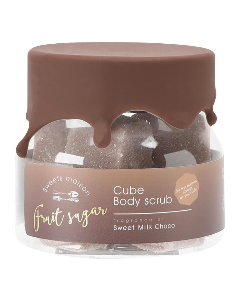 Sweets Maison Body Sweet Melty Sugar for and Birthday Gift Scrub, Exfoliating, 9-Use Set, Milk, Chocolate, Scrub, Feet, Face, Women,