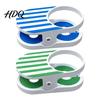 Cup Holder with Clamp Clip-On Drink for Chair Portable Beach Chair Bottle Patio Table Striped Outdoor On Beverage Caddy Pool Cruise