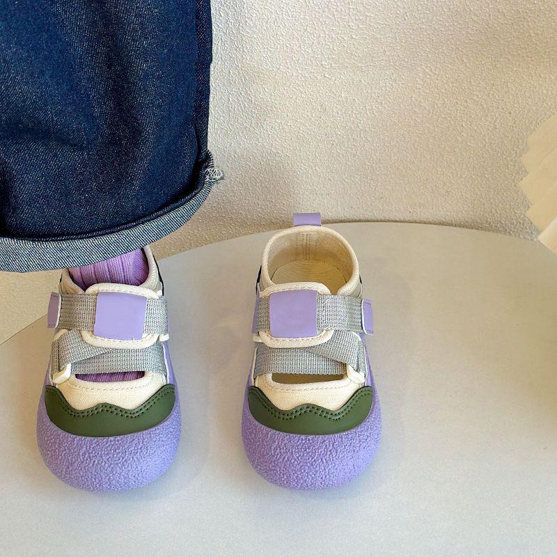 Kinder Freizeitschuhe Bonbonfarbe Zehenkappe Mädchen Ballerinas Anti-Kick 2025 Neu Jungen Skateschuhe Rutschfest Weiche Sohle Trendig