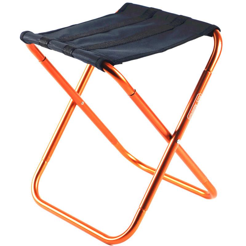 Portable Outdoor Beach Fishing Stool Lightweight Aluminum Alloy Folding Chairs Camping Picnic