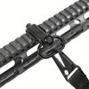 Tactical QD Sling Mount RSA Rail Attachment Zinc Alloy Metal Fiber Single Double Point for Hunting Fishing Gear Enthusiasts