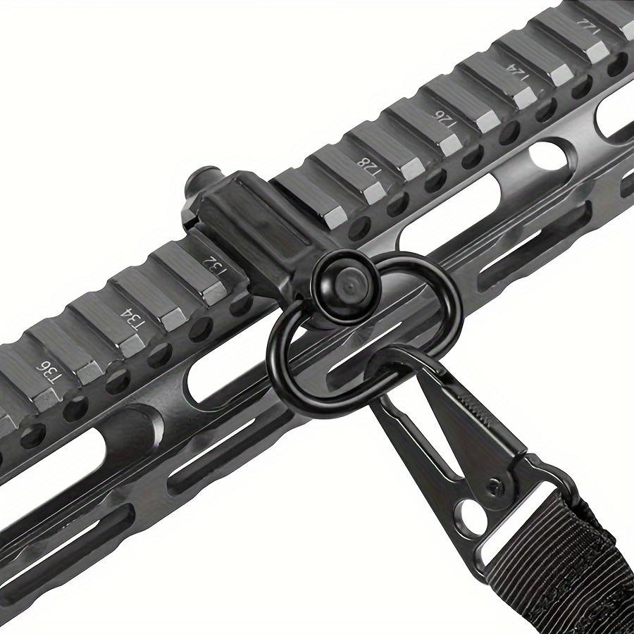 Tactical QD Sling Mount RSA Rail Attachment Zinc Alloy Metal Fiber Single Double Point for Hunting Fishing Gear Enthusiasts