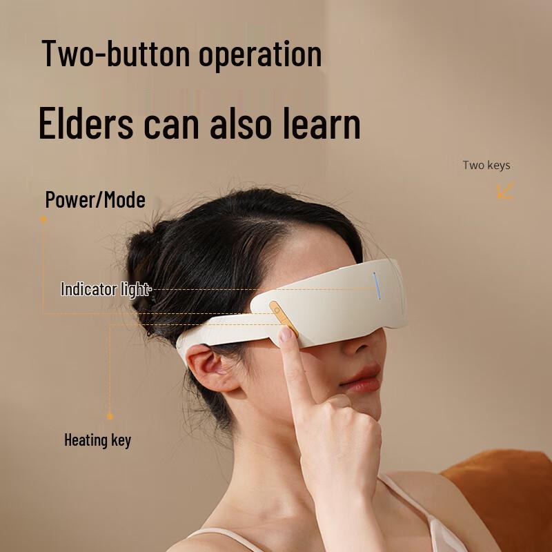 HEZHENG Smart Bluetooth Micro-Steam Hot Compress Eye Massager