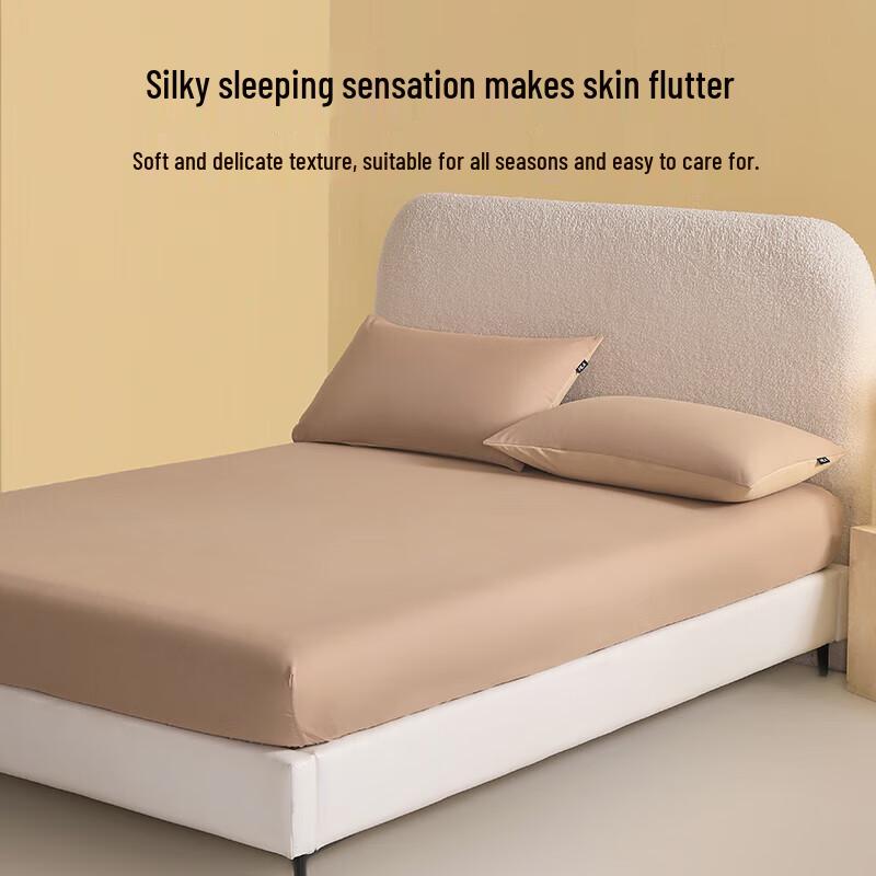 HLA Home Brushed Cotton Fitted Sheet & Mattress Protector