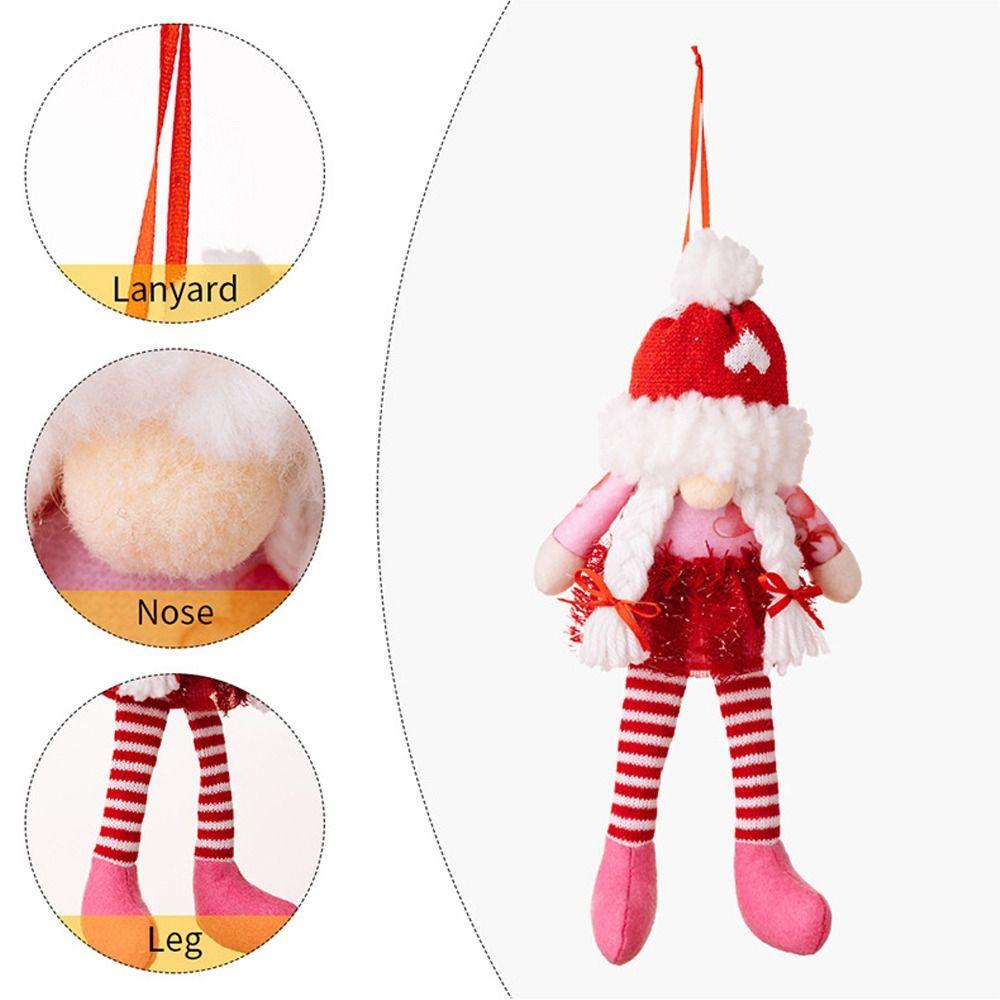 Knitting Valentine's Day Gnome Doll Cute Gnome Hanging Ornaments  Party Favor