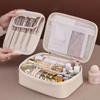 New Women's PU Leather Cosmetic Bag Portable Storage Bag Large Capacity Luxury Makeup Bag Travel Organizer Toiletry Bags