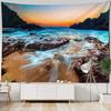 Beautiful Wave Landscape Printed Large Wall Tapestry Wall Hanging Wall Tapestries Wall Art Nature Scenery Bedroom Living Room