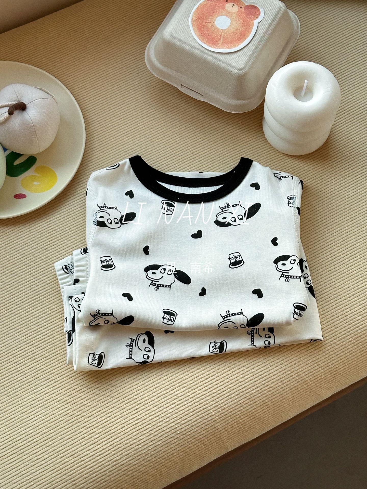 

Детский комплект пижам Youkesi на 25-летие - унисекс с круглым вырезом