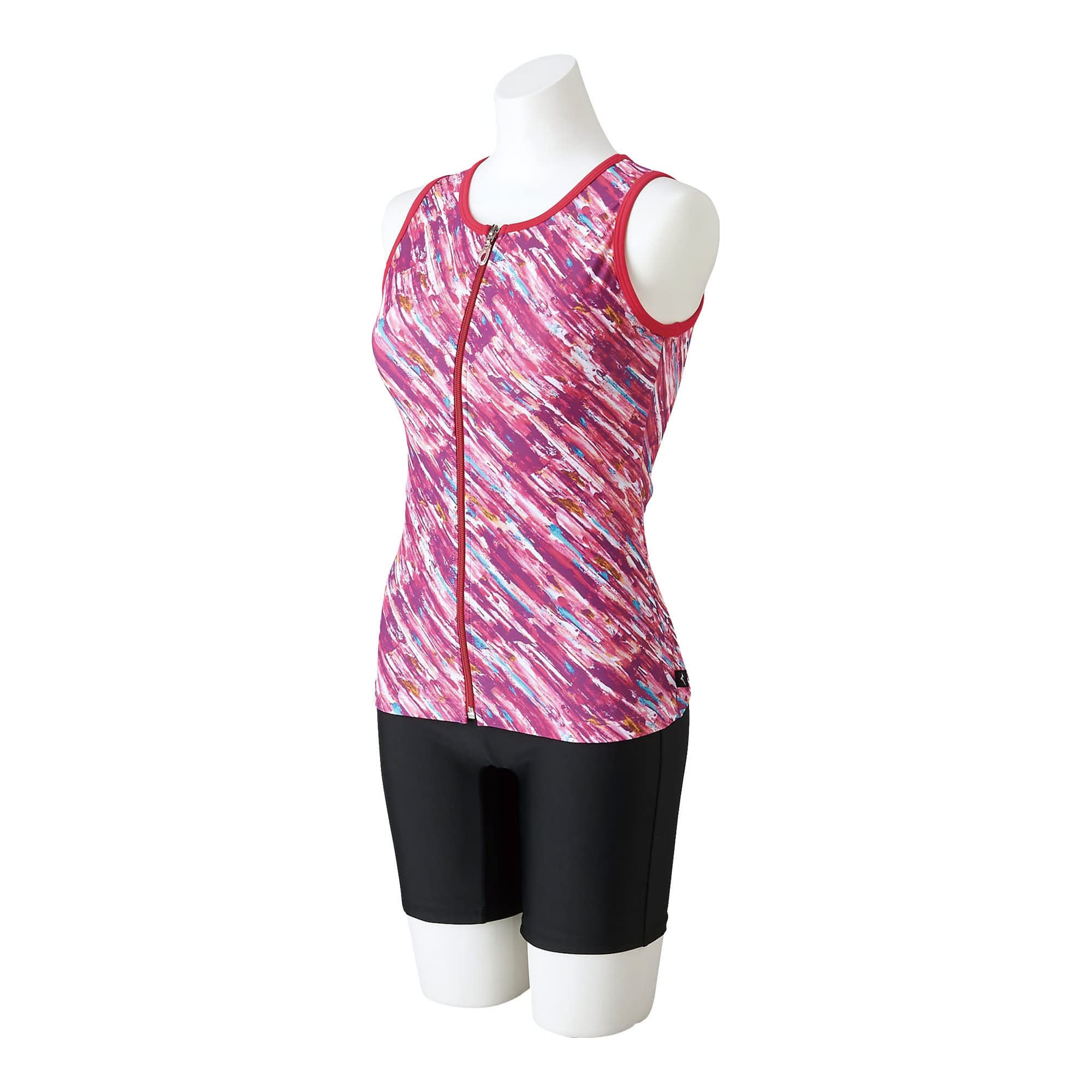 

MIZUNO Gym 18cm Size Size 64 Women s Swimsuit, Fitness, Swimwear, 3/4 Length, Inseam, N2JG2845, M, Pink, розовый