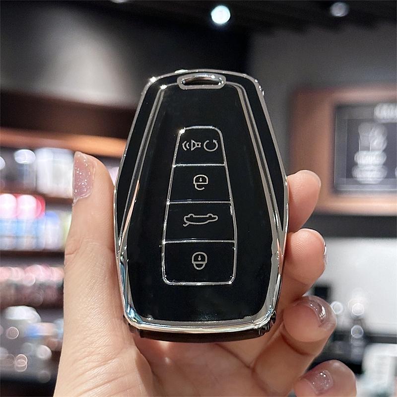 Autoschlüsselabdeckung für Geely Coolray X6 Geometry C Emgrand Global Kulrey Hawk GX7 Okavango Smart Remote Autozubehör