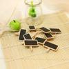 New 6Pcs Blackboard/Chalkboard For Wedding/Party Lolly Buffets Table Decoration Clips Home Kitchen Storage Bag Clip Supplies