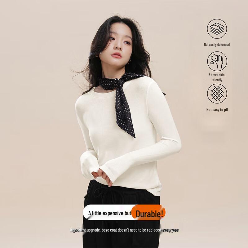 Women's Round Neck Long Sleeve Base Layer T-Shirt