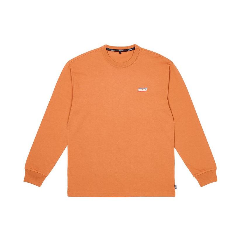 Palace Базовый Лонгслив Карамельный Унисекс Топ Оранжевый P25LS026 L
