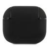 Etui do AirPods 3 BMW Skóra Naturalna Srebrne Logo Czarne