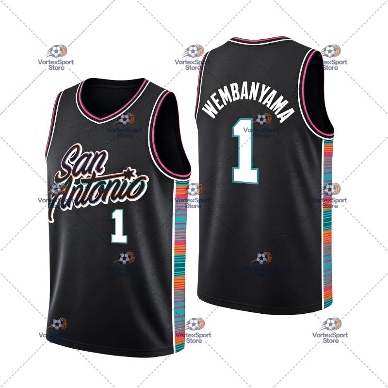 Children's NO.1 Wenbanyama Basketball Quick-drying Vest Men's Sleeveless O-neck Basketball Sports Tranning Jersey Vest