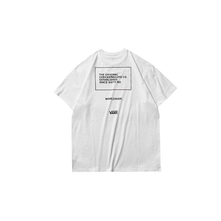 Vans T Shirts Unisex Crew Neck Moderate Straight Fit VN0A4MLWWHT