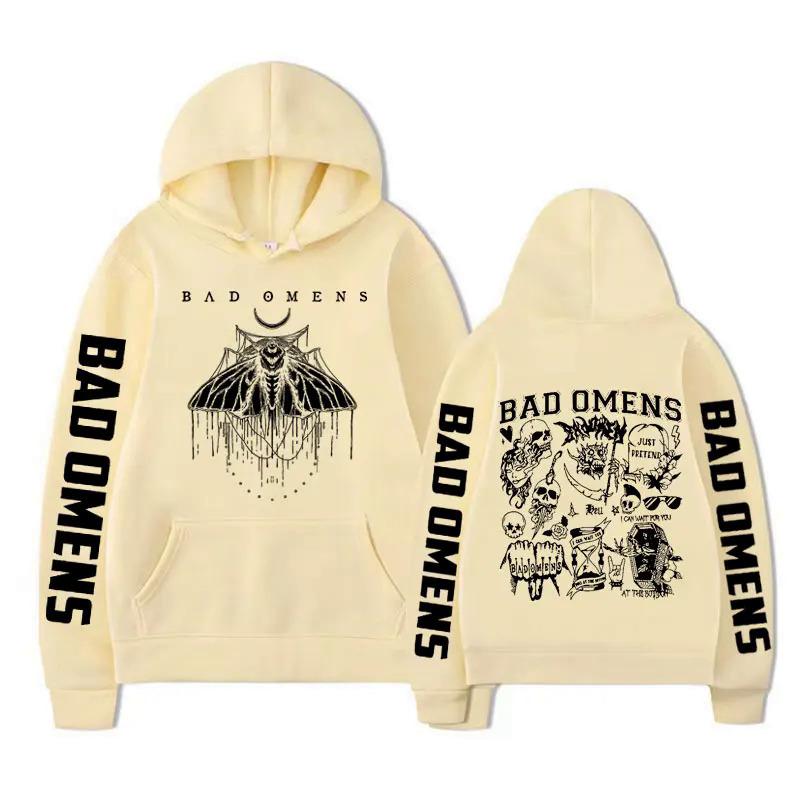 Limited Bad Omens Band Moth Music Tour Hoodie