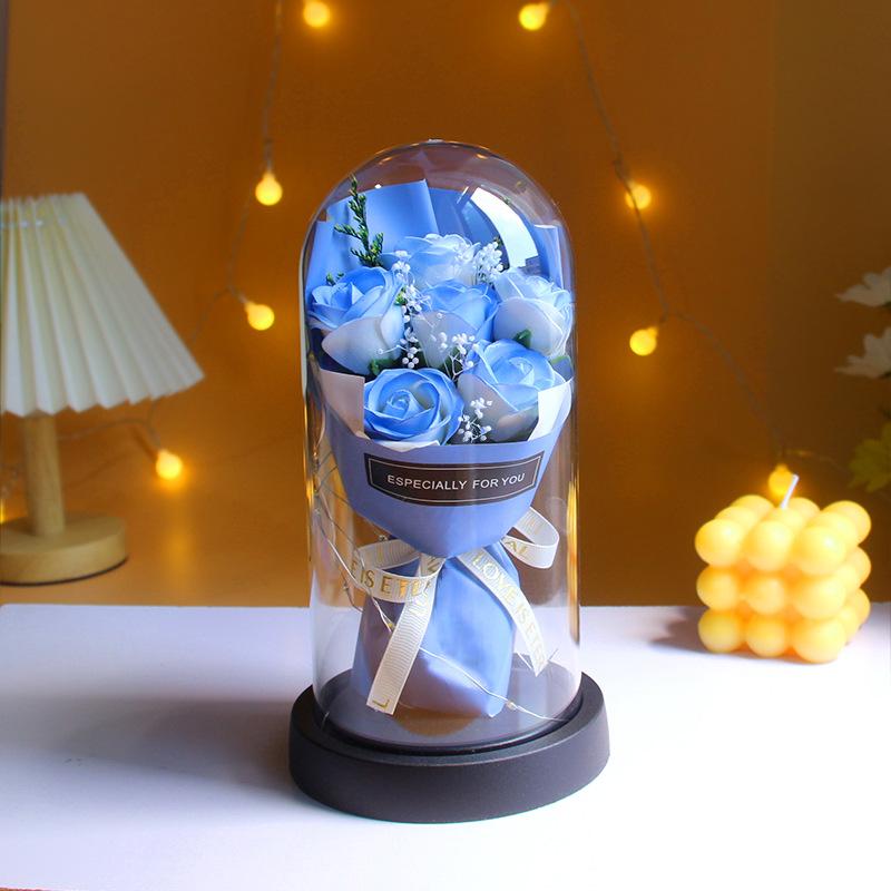 Batch Advanced sense simulation rose creative Christmas Valentine's Day gift soap flower ornament for girlfriends' birthday