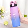 750ml Tritan Frosted Gradient Water Bottle for Drinking Portable Sport Tea Coffee Cup Kitchen Tools Kids Water Bottle School