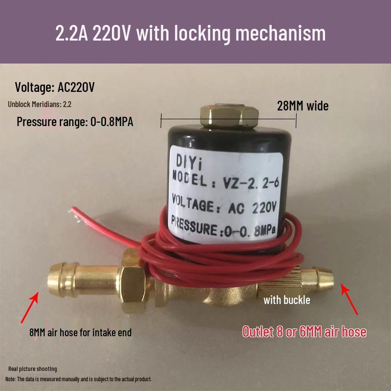 MIG/MAG & TIG Welder Solenoid: 220V, 12V Electromagnetic Gas Valve, 24V Electric Valve, 36V Argon Valve with Retaining Clip, 1.5