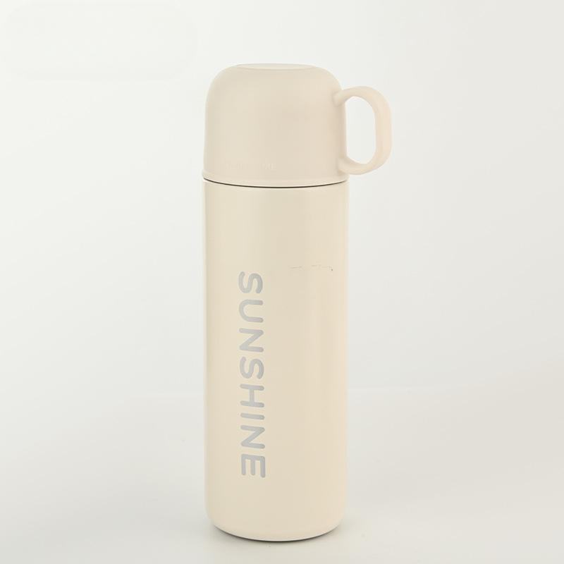 

New Gradient Thermos Cup Girls High Appearance Level Stainless Steel Student Male Portable Large Capacity Ins Cup with Lid 500ml