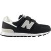 New Balance Nb 313 V2 Synthetic Leather Comfortable Durable Wear-Resistant Low-Top Running Shoes Kids Sneakers Black White P3139JN