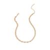 Cool Tone Minimal Stackable Necklace, Hip Hop Choker Clavicle Chain