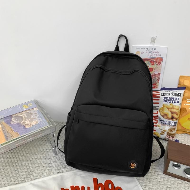 Легкий однотонный школьный рюкзак — фото 21