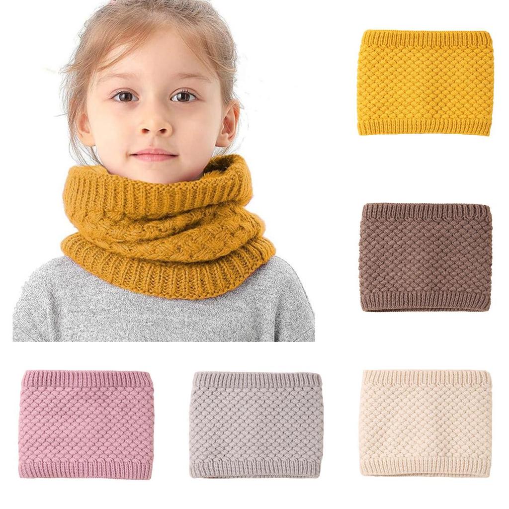 Fleece Lined Kids Neck Warmer Cold Weather Children Ski Face Mask Cover for Boys Girls