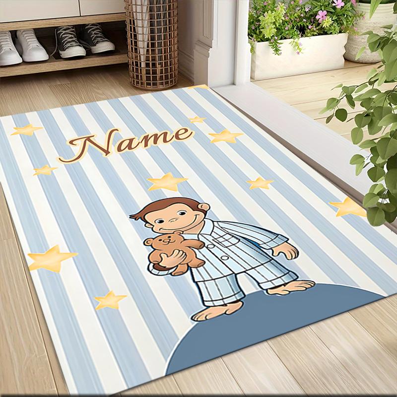 Custom Name "Power Elements" Carpet Rug Customizable Soft Washable Anti-Slip Home Living Room Sofa Mats Personalized Rug. 0909418