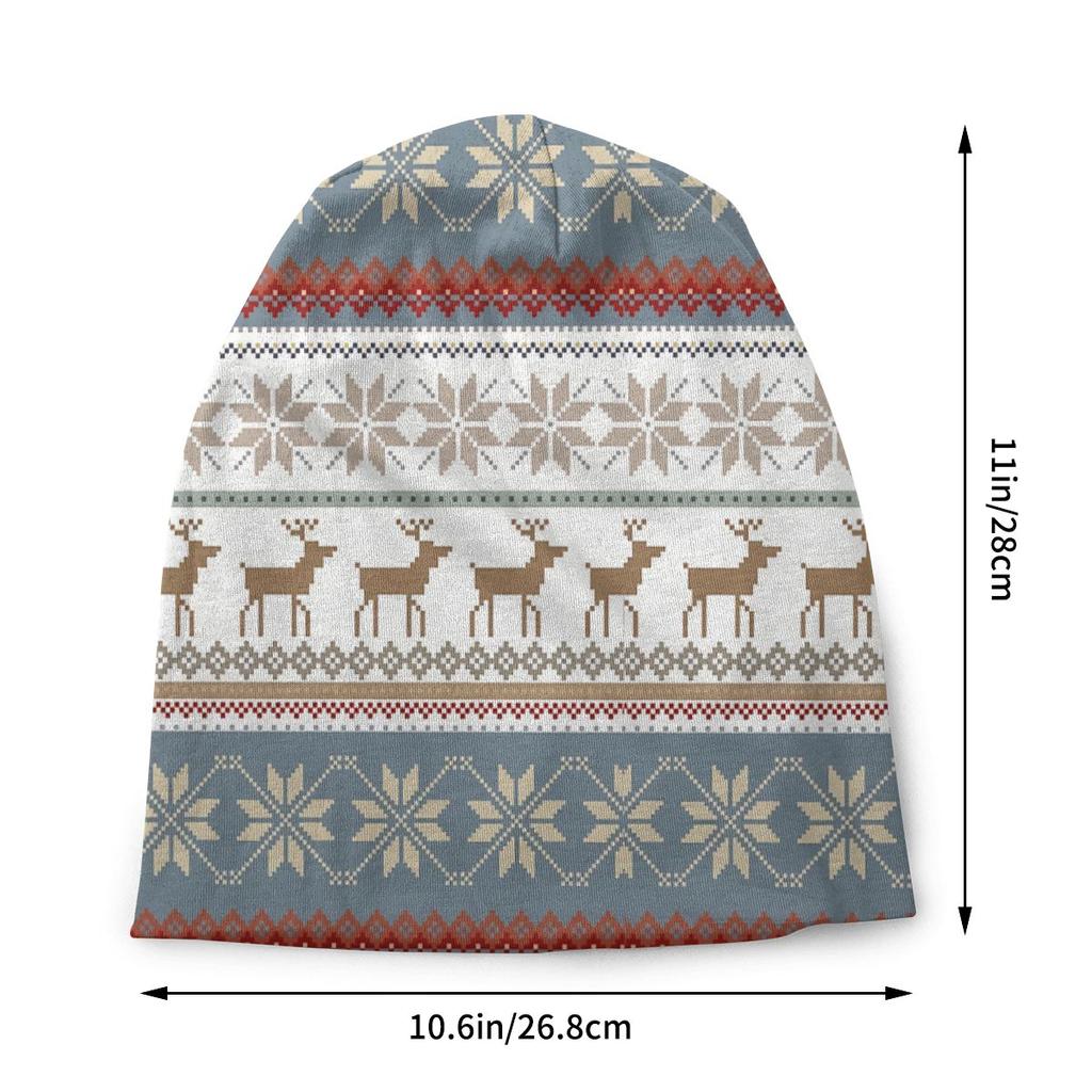Skullies Beanies FAIR ISLE Mütze Winter Warm Bonnet Hüte Street Ski Cap