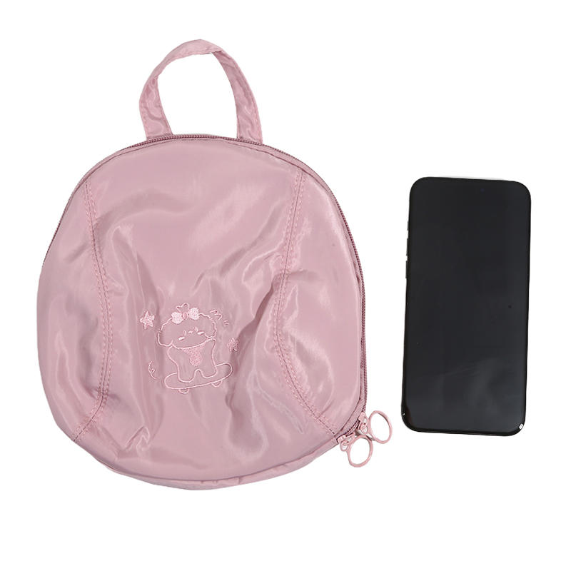 1PC Round Lingerie Storage Bag Lightweight Portable For Organizing Bras Underwear During Travel Weekend Trips Short Getaways Keep Lingerie Tidy