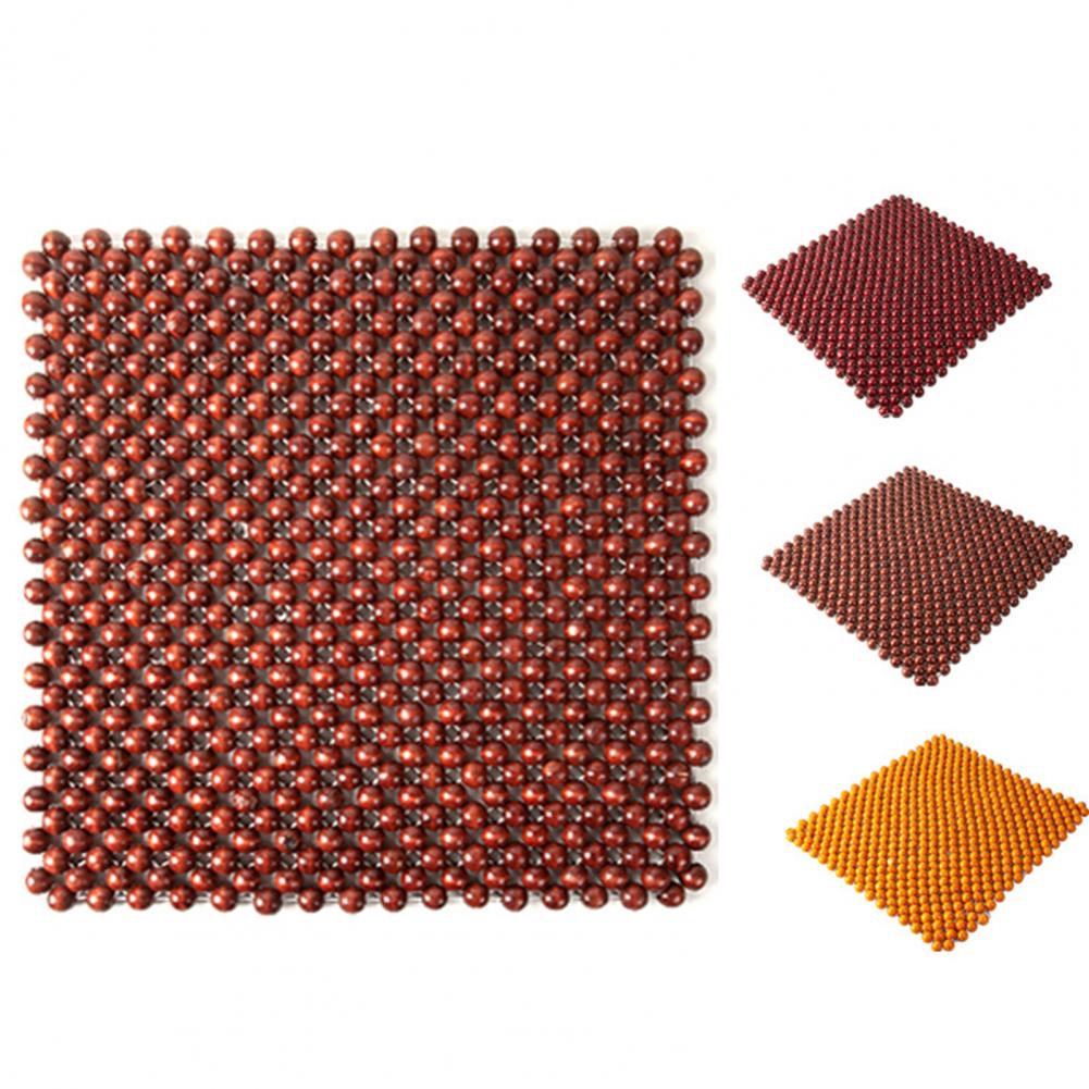 Univerzální letní autosedačka Cool Cushion Masážní potah do auta s PVC korálky s měkkou pasovou podložkou Prodyšná Odolná 1ks