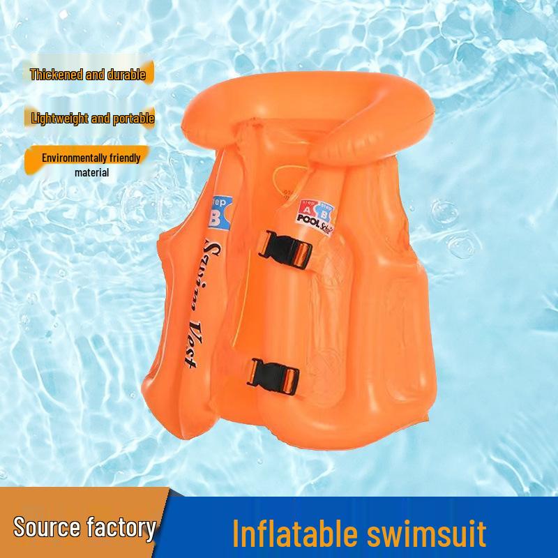 Children's Swim Vest: Inflatable Buoyancy Ring for Learning to Swim