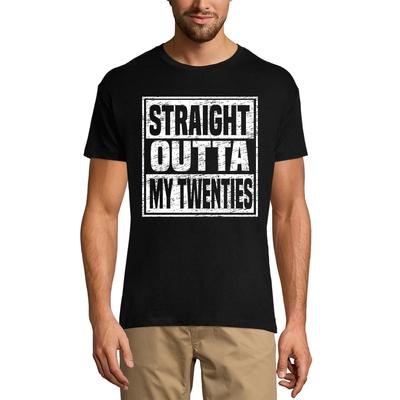 Men's Vintage T-Shirt Straight Outta My Twenties - Birthday Gift Tee Shirt