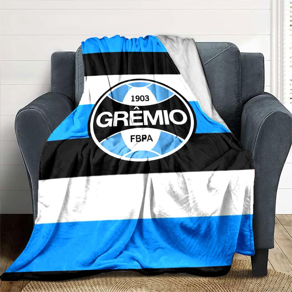 Grêmio Print Flanelldecke Hohe Qualität Warm Bequem Decke für Alle Jahreszeiten Perfekt für Geschenke Heimdekoration